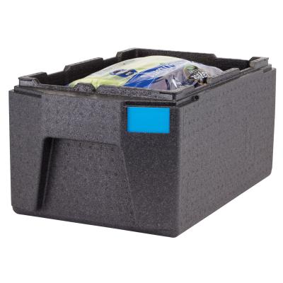 Termoizolační box Cam GoBox, horní plnění, GN 1/1, 46 l, Cambro, Černá, 680x400x(H)321mm | EPP180LH110
